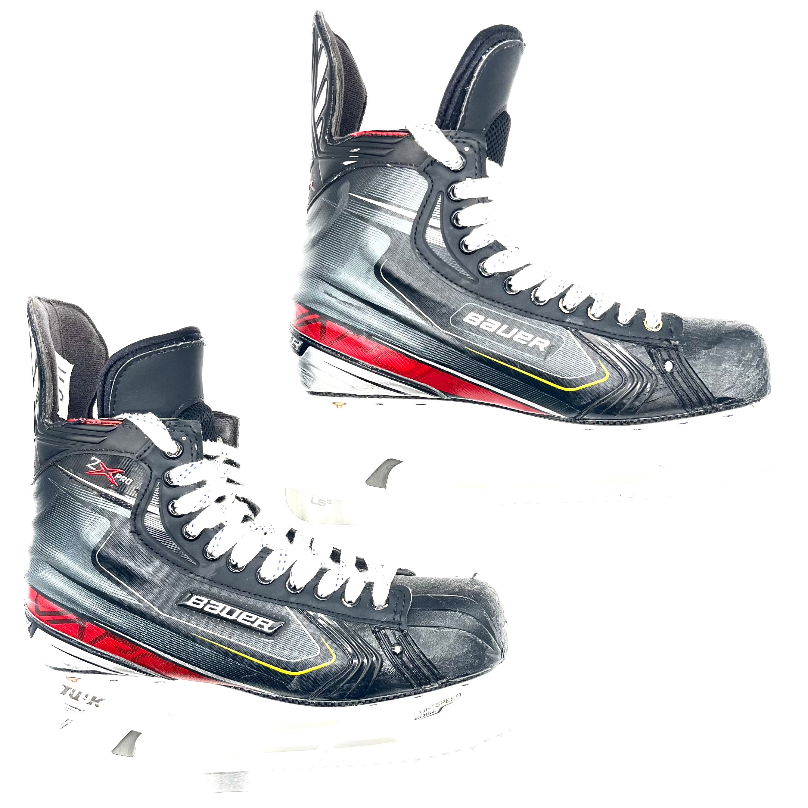 Bauer Vapor 2X Pro - Patins de hockey d'occasion NHL Pro Stock - Erik Johnson #4